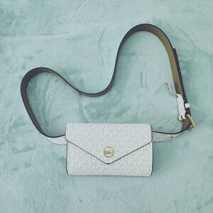 Michael Kors MK Logo Magnetic Boho Fanny Pack Belt L/XL